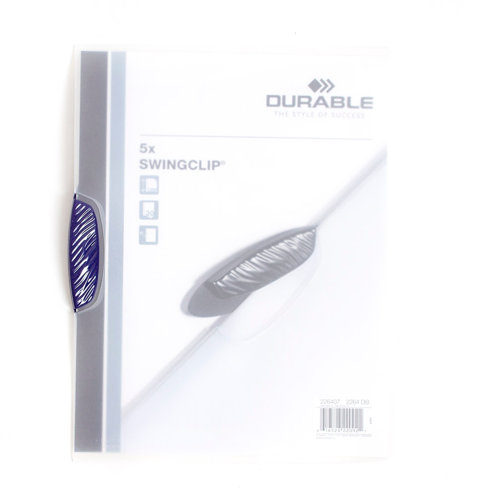 Blue, Storage & Organization, Art & School, Dark, Durable, SwingClip, Report cover, 30 sheet, 335691